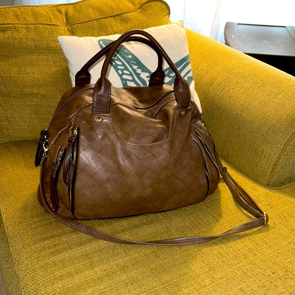 Big Buddha Tan  expandable bag